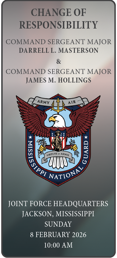 Change of Responsibility Ceremony Program